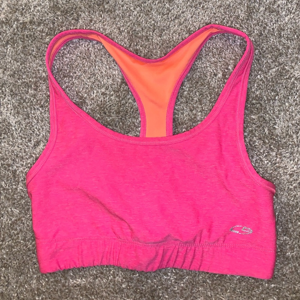 Champion Hot Pink & Orange sports bra size S - Picture 4 of 10